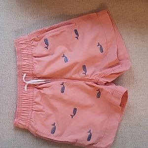 Crewcuts Swim Trunks 3T Pink whale